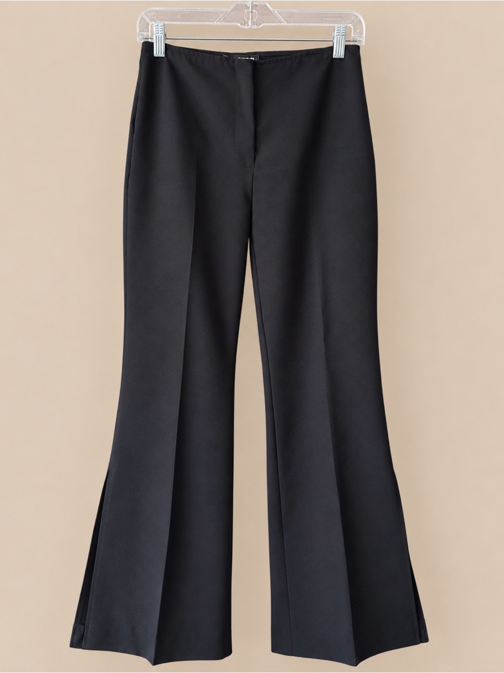 Y2K Vintage Low Rise Flare Slit Trouser Pant 8